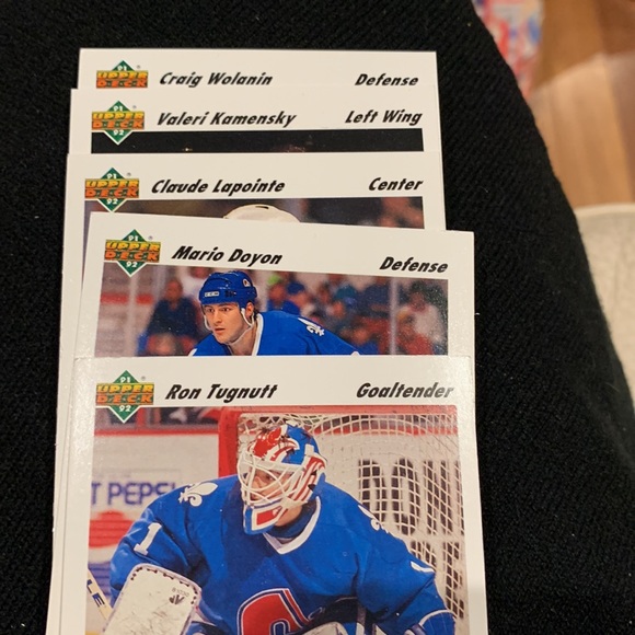 Guy lafleur Quebec nordiques 1991-92 upper deck cards. New pkg. 22 cards - Picture 4 of 7